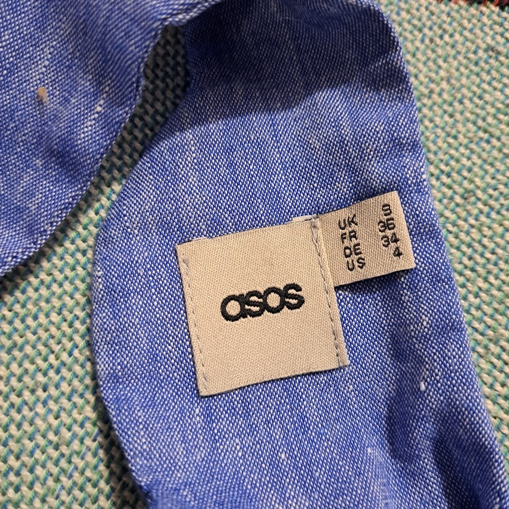 ๐ LINEN BLEND A-LINE DRESS - Picture 5 of 8